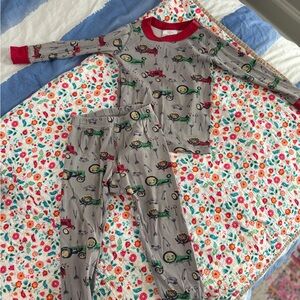 Hanna Andersson Tractor Pajama Set